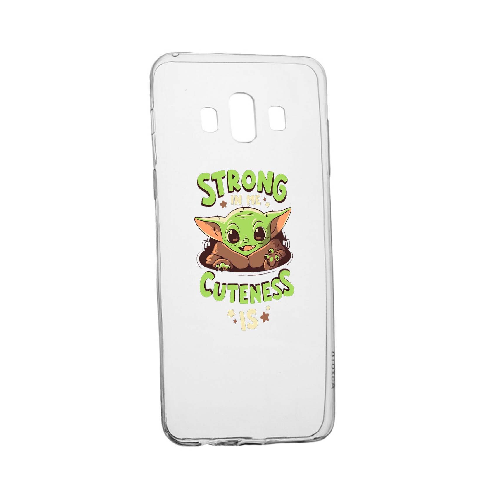 Husa de protectie Star Wars - Baby Yoda, Movie pentru Samsung Galaxy J6 Plus 2018, rezistenta la uzura, anti-alunecare, din silicon Premium, 400