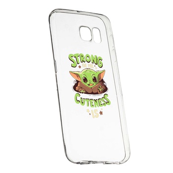 Husa de protectie Star Wars - Baby Yoda, Movie pentru Samsung Galaxy S7 Edge, rezistenta la uzura, anti-alunecare, din silicon Premium, 400 Husa de protectie Star Wars - Baby Yoda, Movie pentru Samsung Galaxy S7 Edge, rezistenta la uzura, anti-alunecare, din silicon Premium, 400
