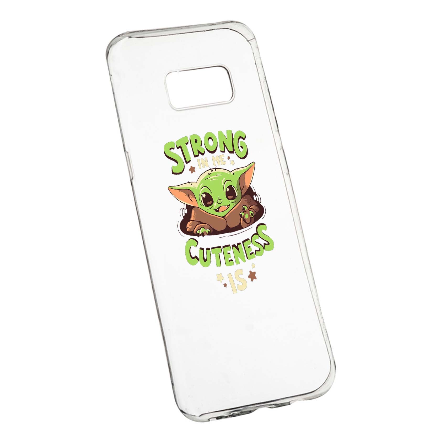 Husa de protectie Star Wars - Baby Yoda, Movie pentru Samsung Galaxy S8 Plus, rezistenta la uzura, anti-alunecare, din silicon Premium, 400