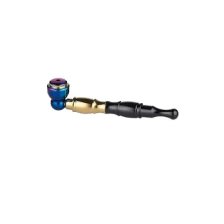 Pipa metalica dreamliner 110 mm black gold cameleon