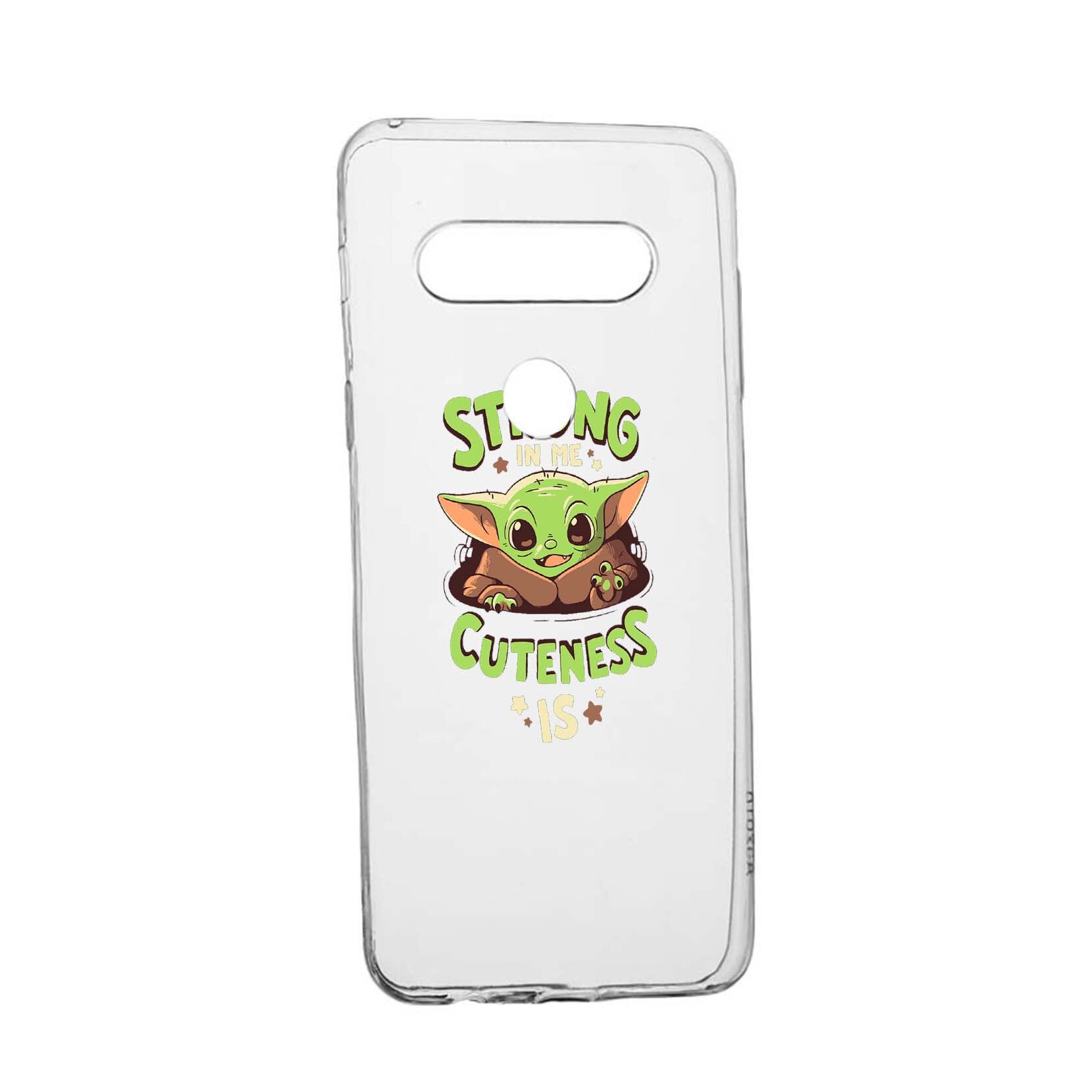 Husa de protectie Star Wars - Baby Yoda, Movie pentru LG K50 / Q60, rezistenta la uzura, anti-alunecare, din silicon Premium, 400