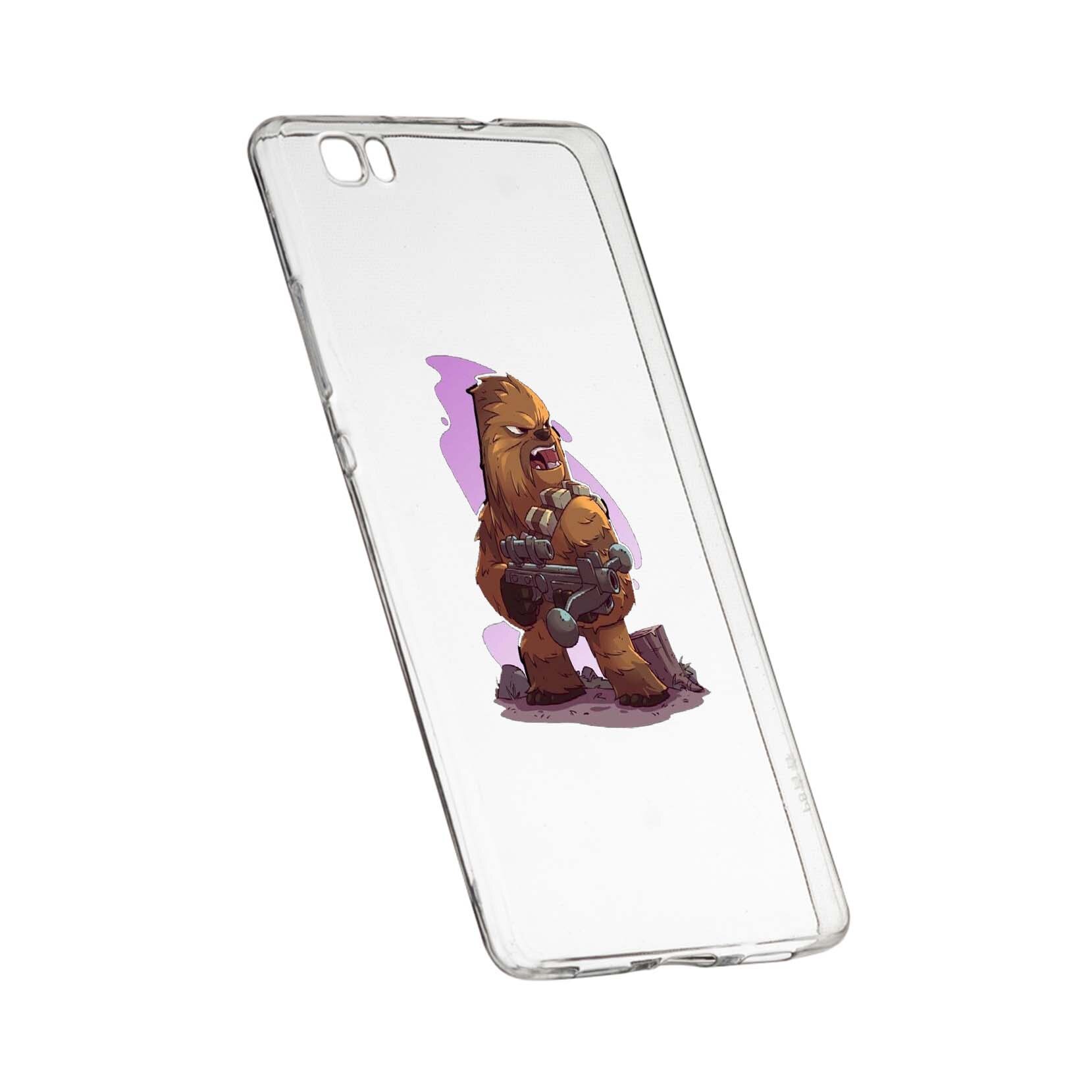 Husa de protectie Star Wars - Chewbacca, Movie pentru Huawei P8 Lite, rezistenta la uzura, anti-alunecare, din silicon Premium, 401