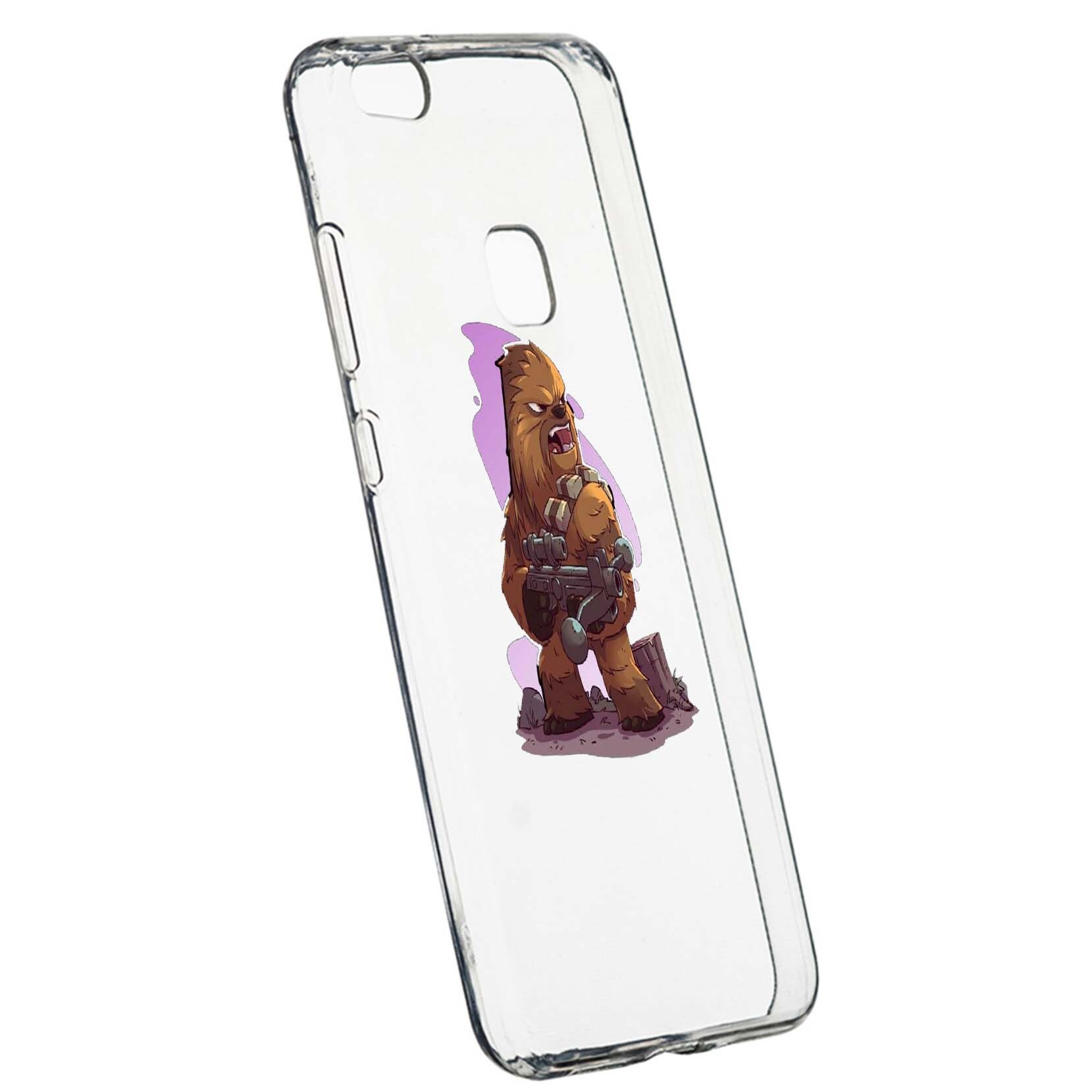 Husa de protectie Star Wars - Chewbacca, Movie pentru Huawei Honor 8X/ View 10 Lite, rezistenta la uzura, anti-alunecare, din silicon Premium, 401