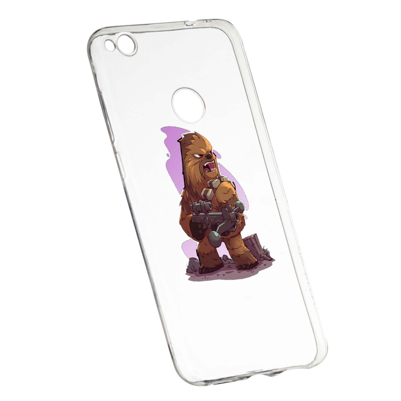 Husa de protectie Star Wars - Chewbacca, Movie pentru Huawei P9 Lite 2017/P8, rezistenta la uzura, anti-alunecare, din silicon Premium, 401