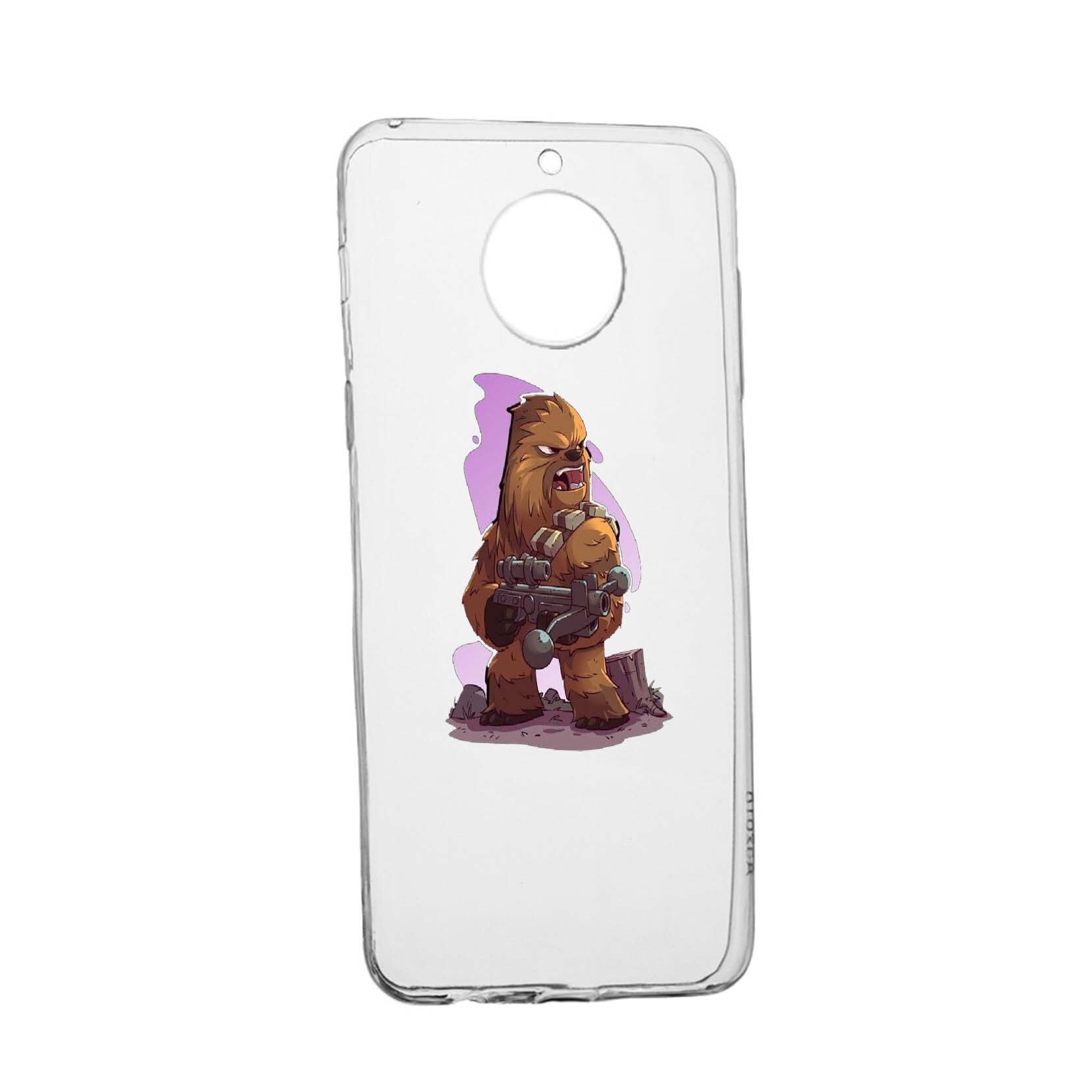 Husa de protectie Star Wars - Chewbacca, Movie pentru Motorola Moto G7 Power, rezistenta la uzura, anti-alunecare, din silicon Premium, 401