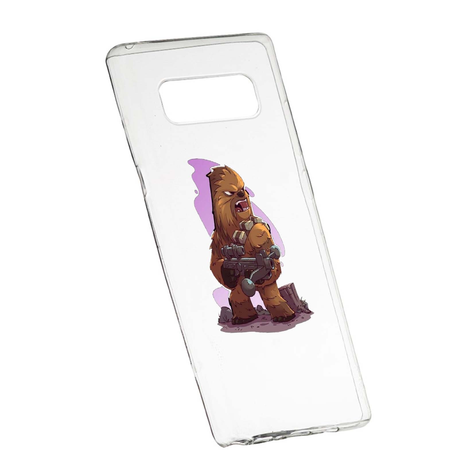 Husa de protectie Star Wars - Chewbacca, Movie pentru Samsung Galaxy Note 9, rezistenta la uzura, anti-alunecare, din silicon Premium, 401