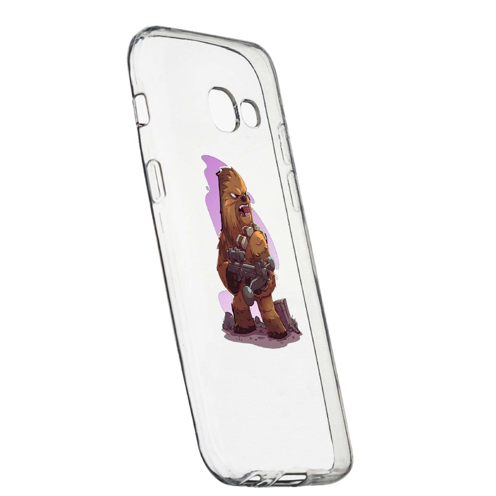 Husa de protectie Star Wars - Chewbacca, Movie pentru Samsung Galaxy A3 2016, rezistenta la uzura, anti-alunecare, din silicon Premium, 401