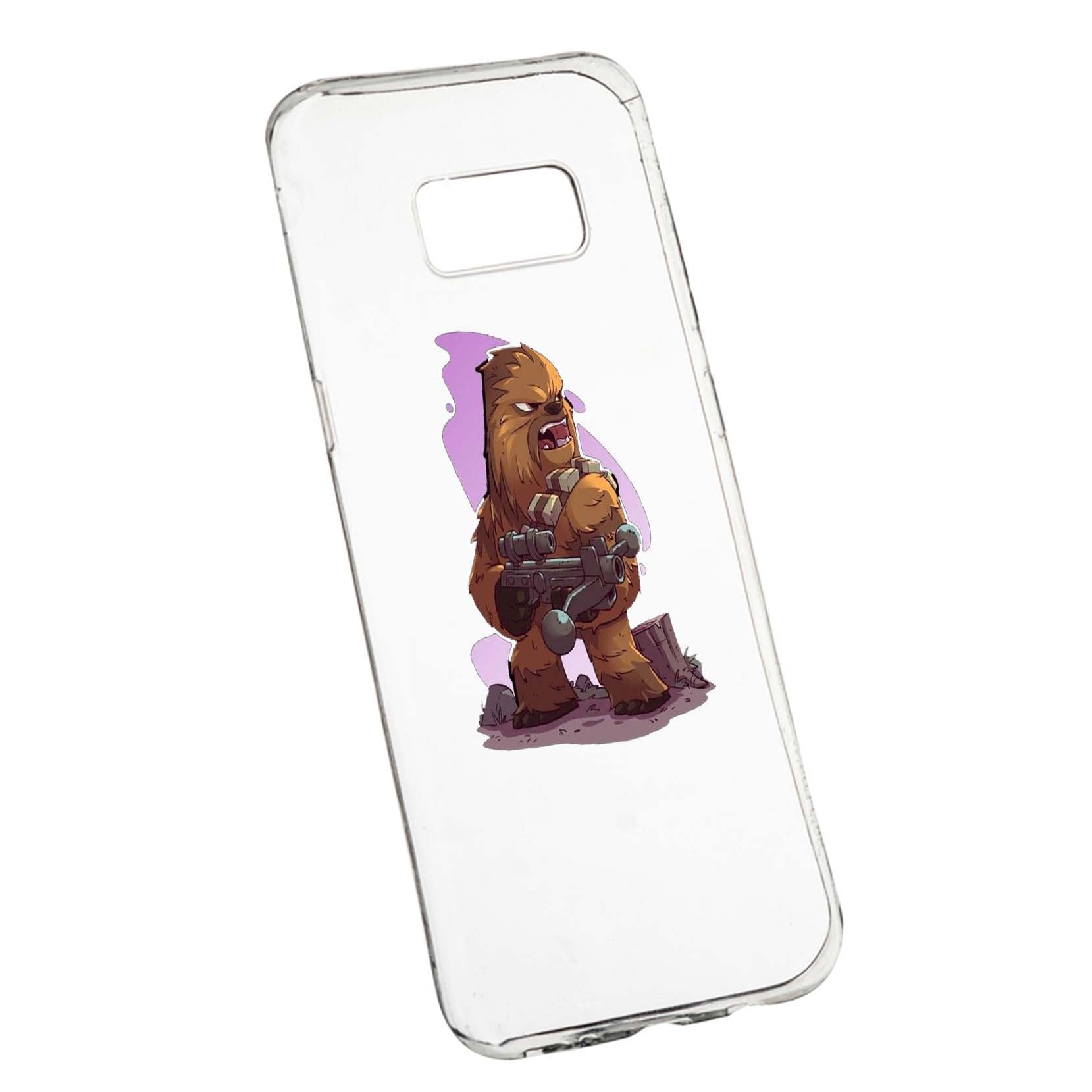 Husa de protectie Star Wars - Chewbacca, Movie pentru Samsung Galaxy S8 Plus, rezistenta la uzura, anti-alunecare, din silicon Premium, 401