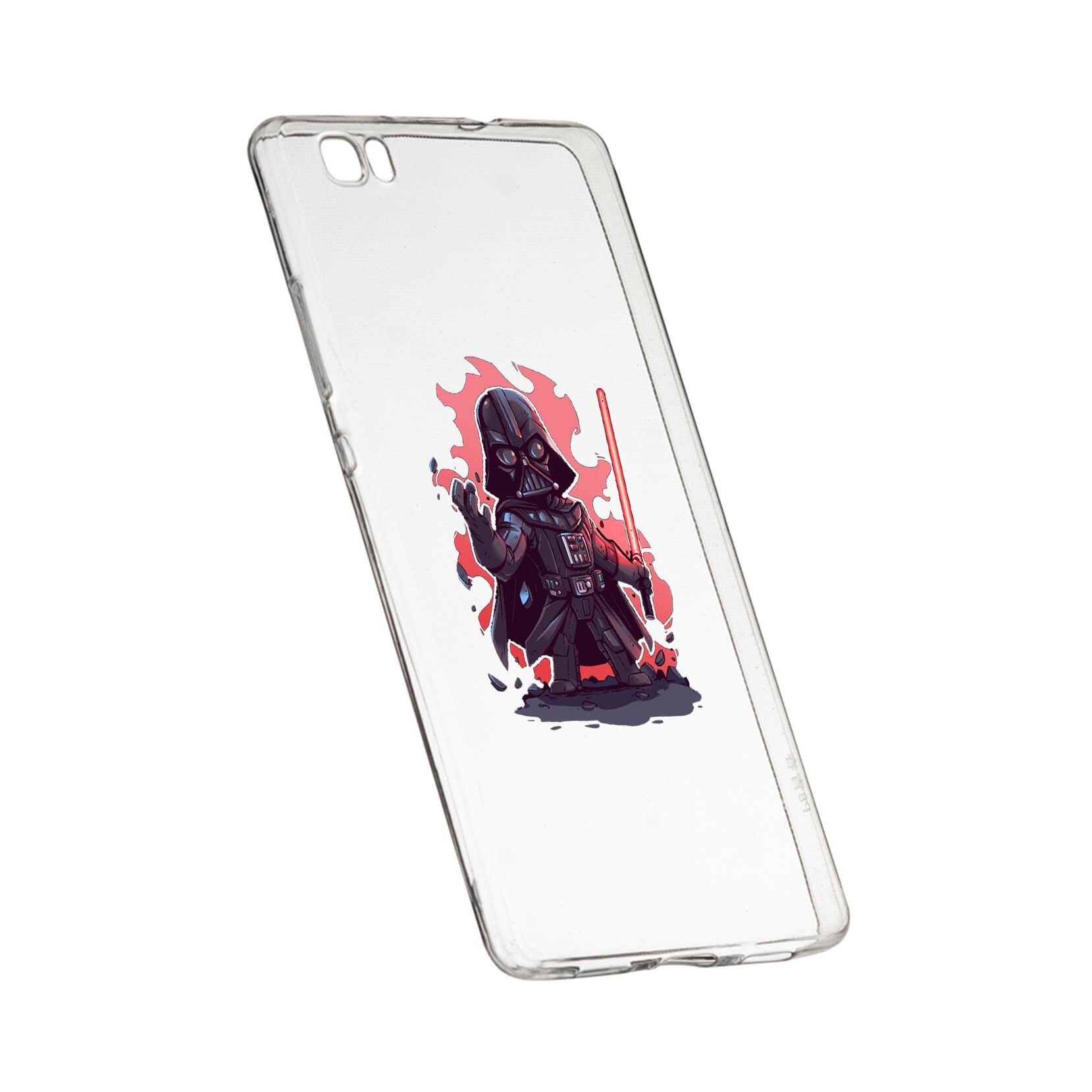 Husa de protectie Star Wars - Darth Vader, Movie pentru Huawei P8 Lite, rezistenta la uzura, anti-alunecare, din silicon Premium, 402