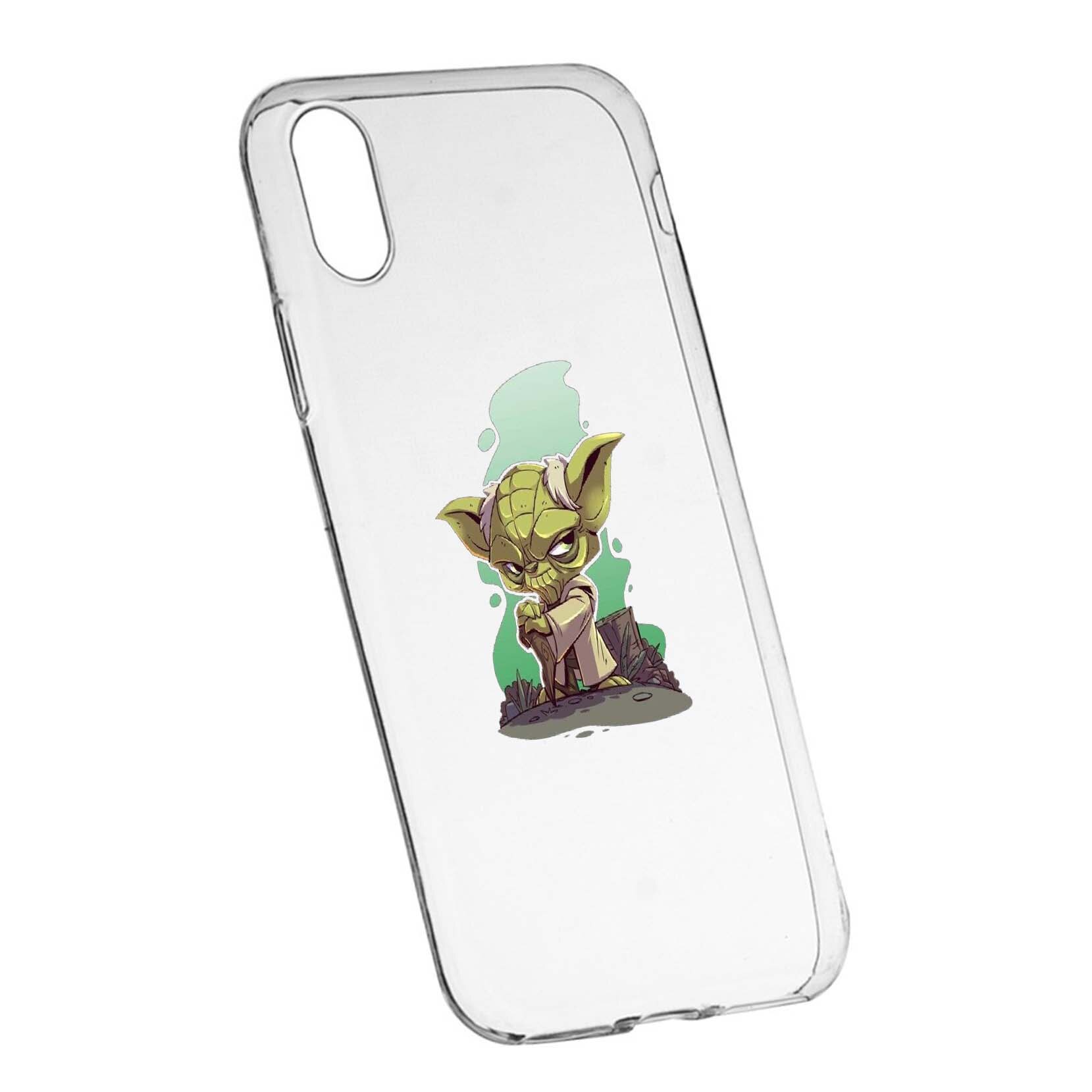 Husa de protectie Star Wars - Yoda, Movie pentru Sony XA1, rezistenta la uzura, anti-alunecare, din silicon Premium, 403