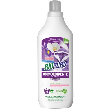 Balsam hipoalergen pentru rufe iris si orhidee bio, Biopuro 1 L Balsam hipoalergen pentru rufe iris si orhidee bio, Biopuro 1 L