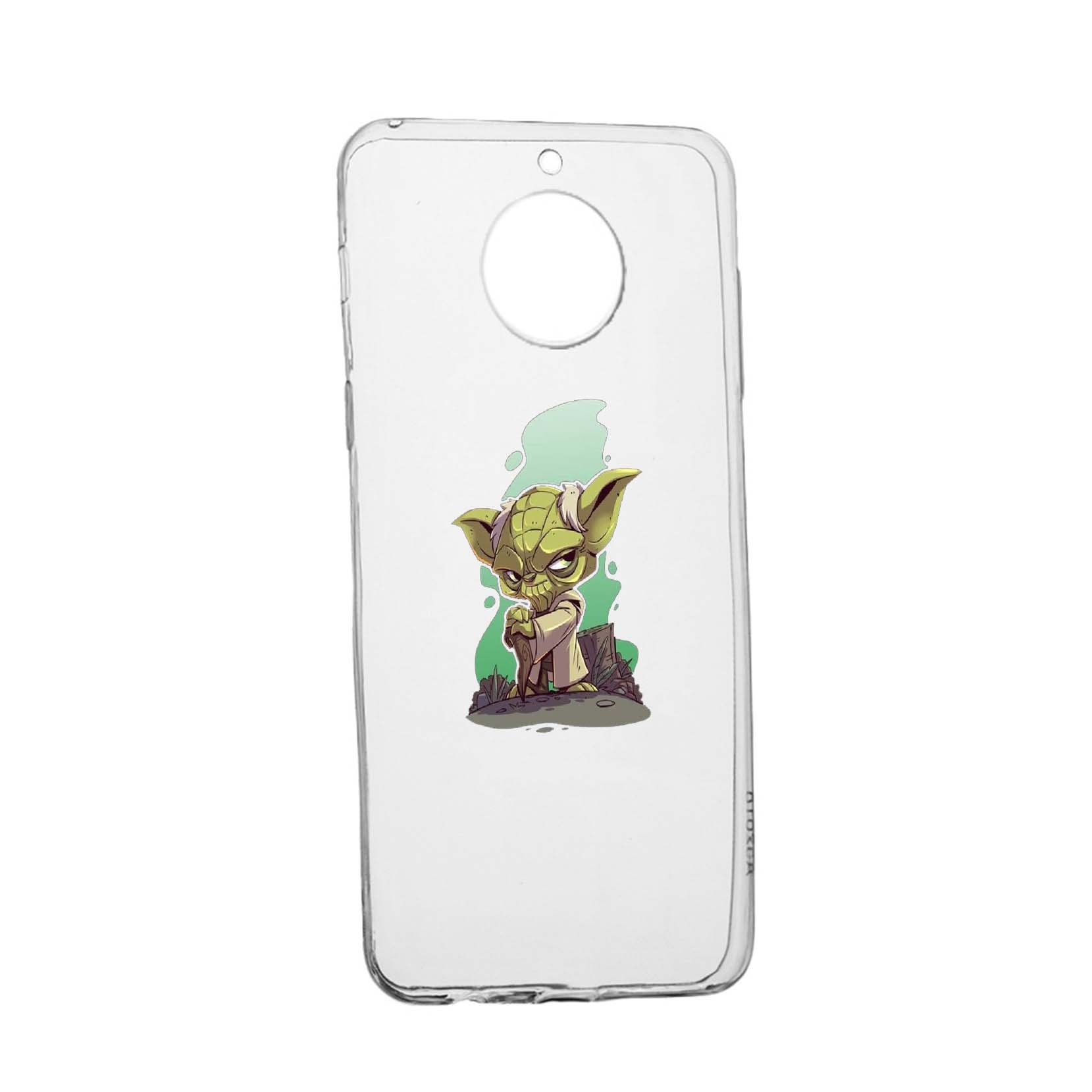 Husa de protectie Star Wars - Yoda, Movie pentru Motorola Moto E5 Plus, rezistenta la uzura, anti-alunecare, din silicon Premium, 403