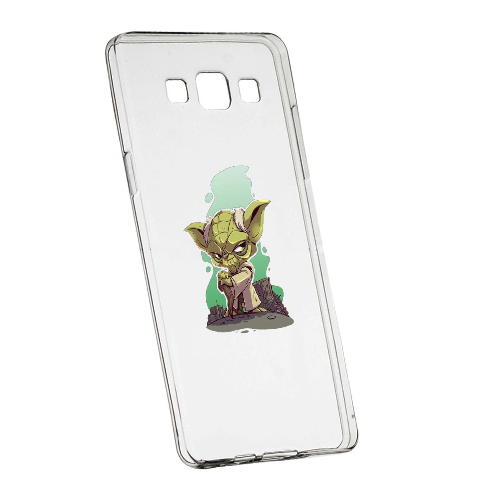 Husa de protectie Star Wars - Yoda, Movie pentru Samsung Galaxy A3, rezistenta la uzura, anti-alunecare, din silicon Premium, 403