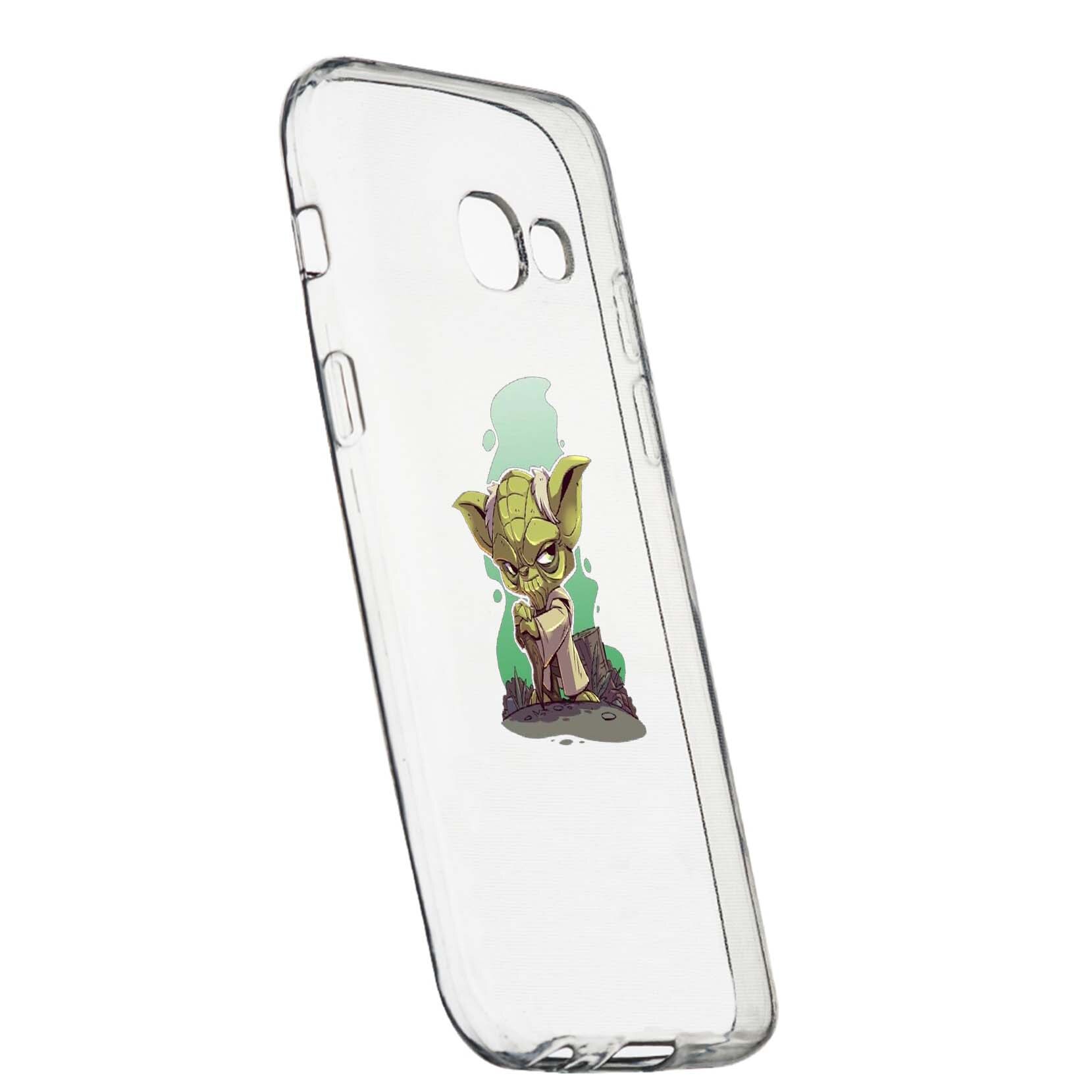 Husa de protectie Star Wars - Yoda, Movie pentru Samsung Galaxy A3 2016, rezistenta la uzura, anti-alunecare, din silicon Premium, 403