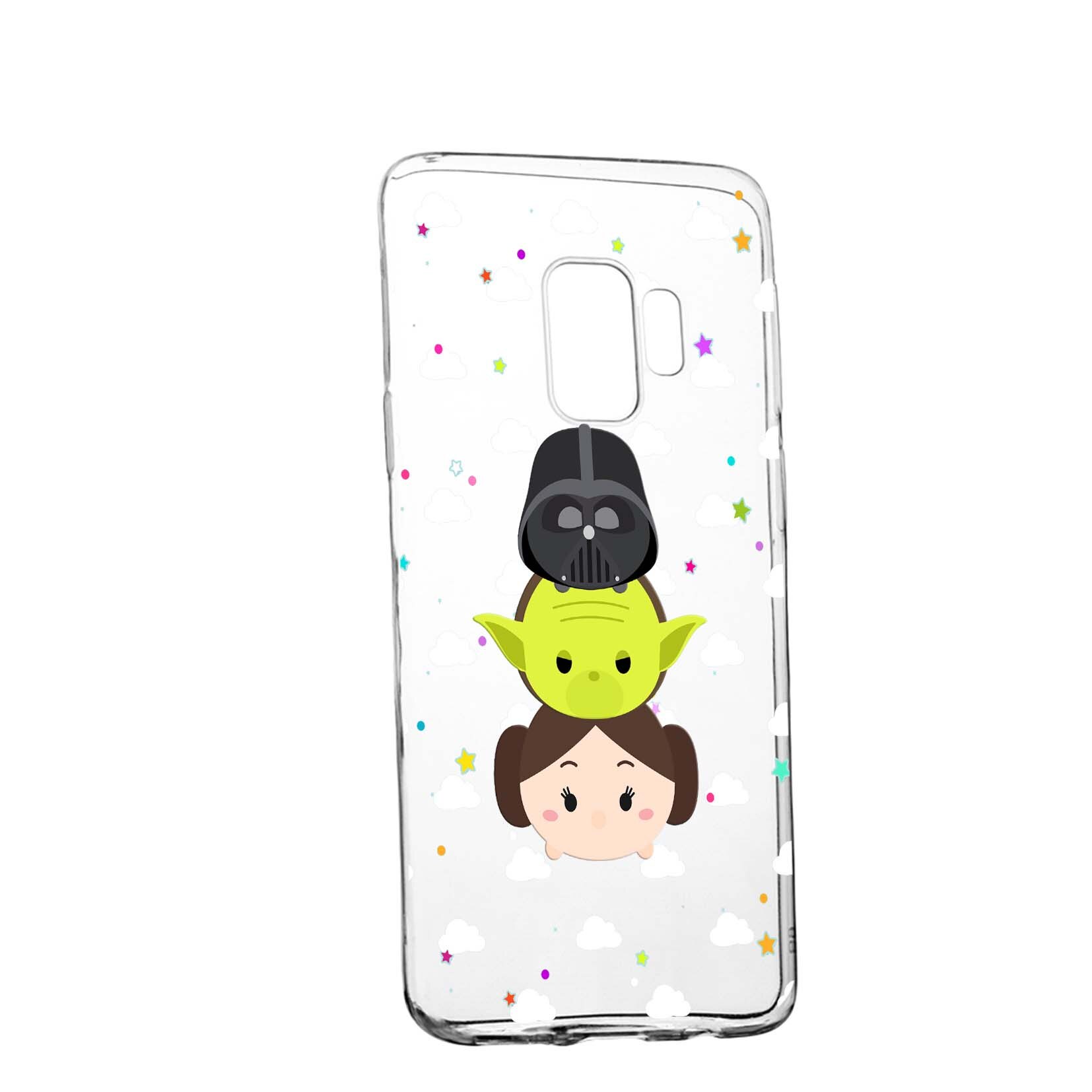 Husa de protectie Star Wars, Movie pentru Samsung Galaxy J4 2018, rezistenta la uzura, anti-alunecare, din silicon Premium, 404