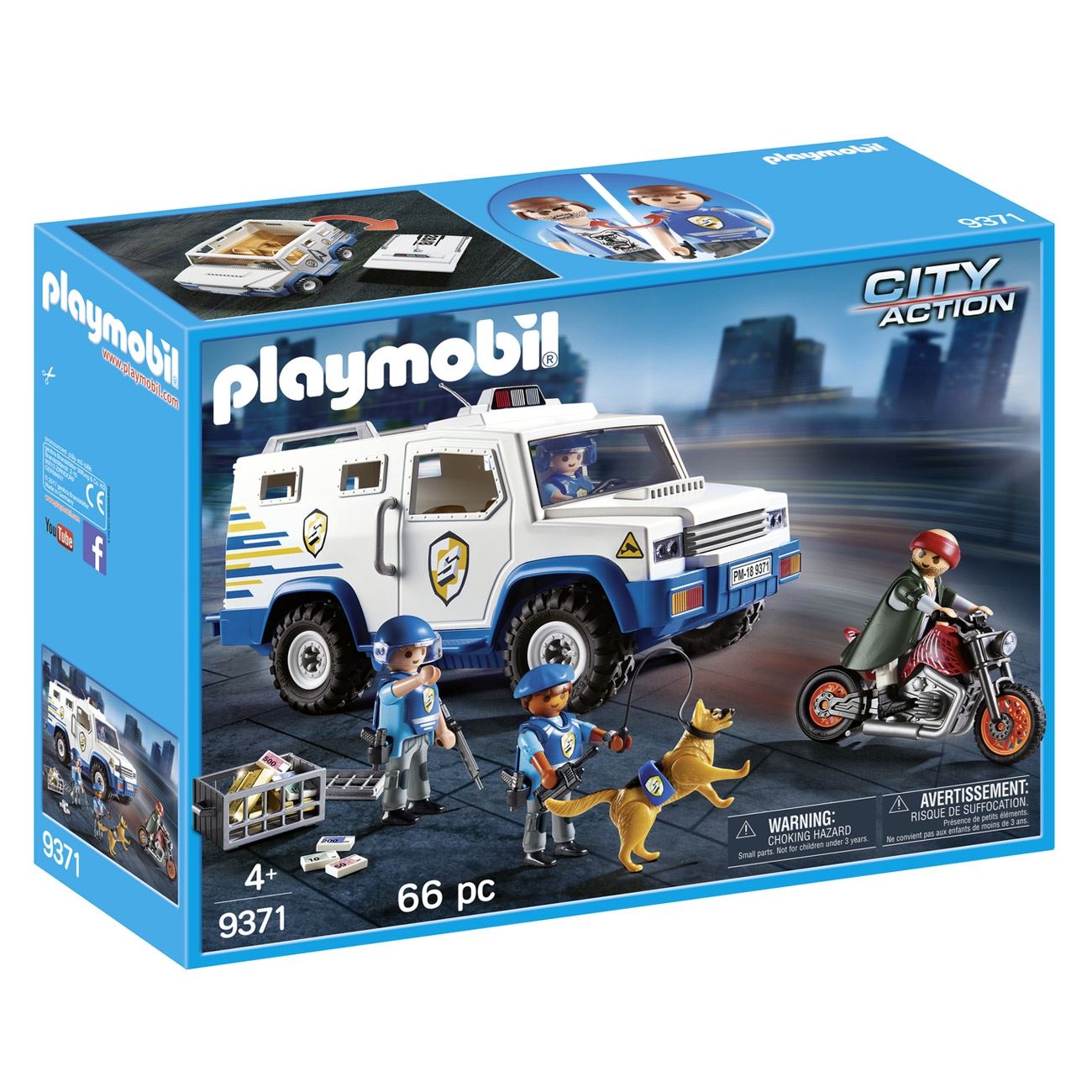 Set de construit, City action , +4 ani, 66 piese, Playmobil