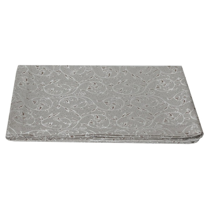 Fata de masa 140 x 180, Brocard, Tyana Accesorii, Bej Crengute