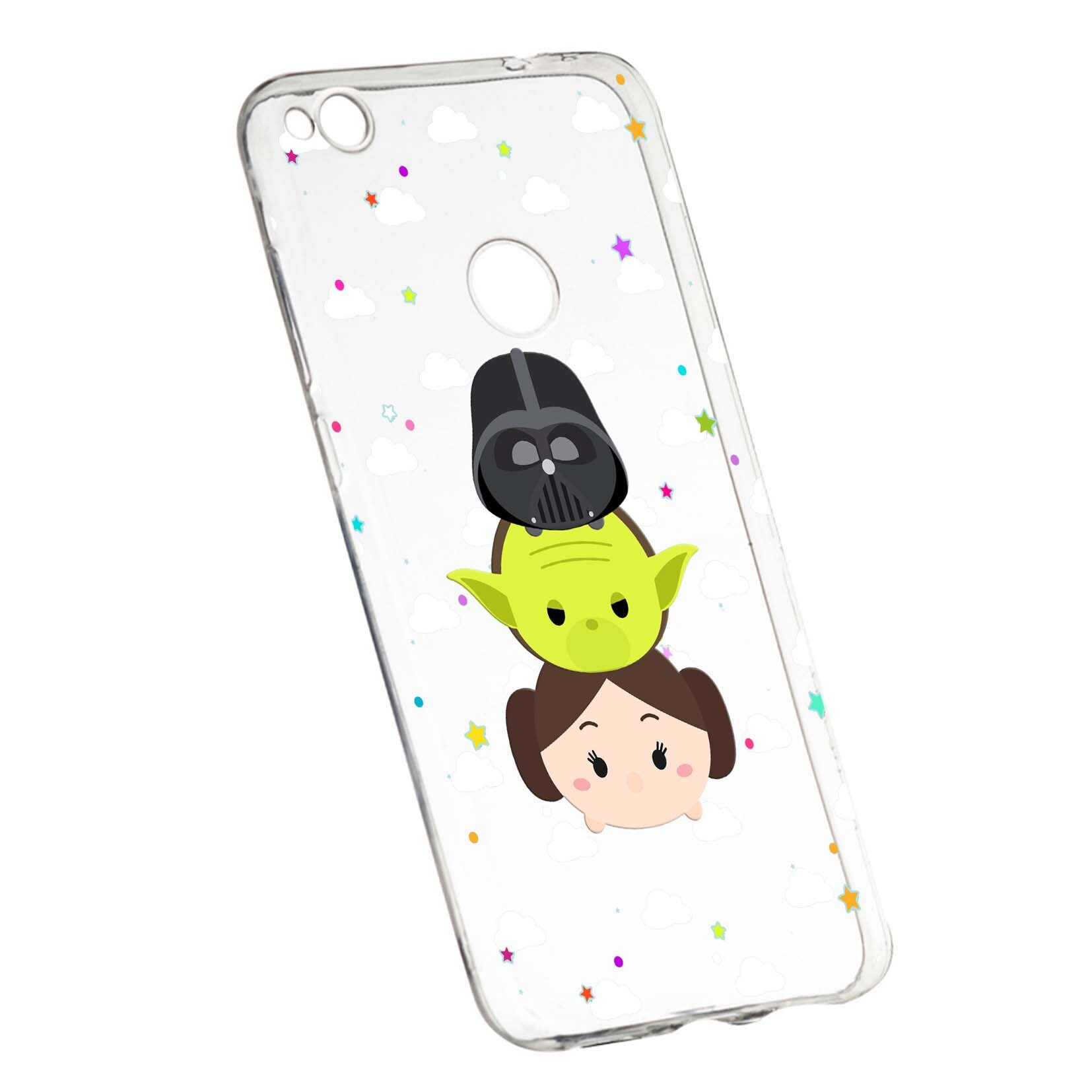 Husa de protectie Star Wars, Movie pentru Huawei P9 Lite 2017/P8, rezistenta la uzura, anti-alunecare, din silicon Premium, 404
