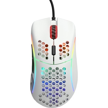 Mouse gaming Glorious Model D, Ultrausor 68g, Alb Mat Mouse gaming Glorious Model D, Ultrausor 68g, Alb Mat