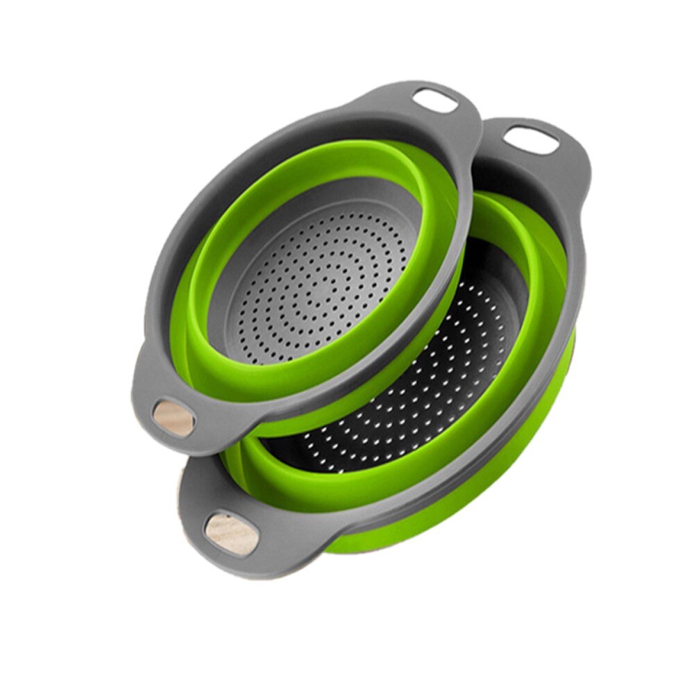 Set 2 strecuratori rotunde din silicon , pliabile , diametru 29cm si 20cm vel007
