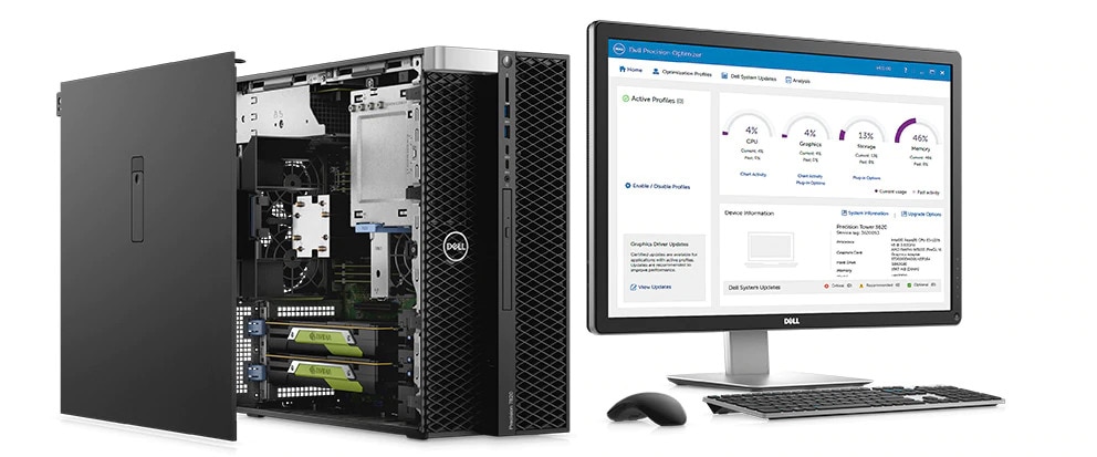 ワークステーション DELL 5820 Workstation XEON W-2223 P1000 Workstation Dell Precision 5820 - 42PT58DW41 (Xeon W-2223 | 16GB