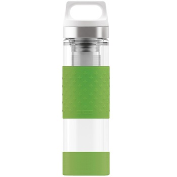 Termos din sticla SIGG Hot & Cold Glass Green, 0.4l Termos din sticla SIGG Hot & Cold Glass Green, 0.4l