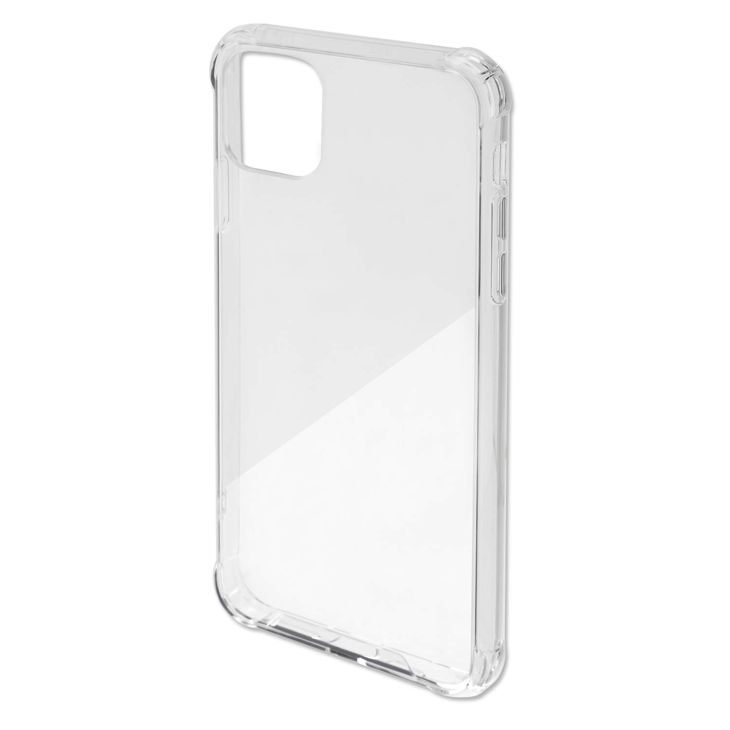 Carcasa hibrida rezistenta la socuri pentru iPhone 12 mini, 4smarts Hard Cover Ibiza, transparent
