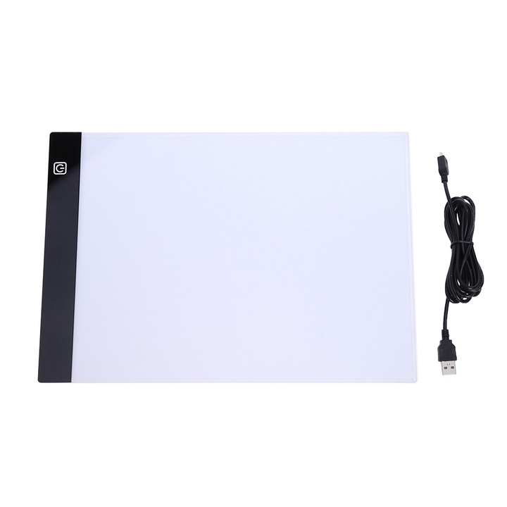 Tableta electronica Magic pentru tablete de desenare digitala, LaiXiaoBei, cadou de ziua de nastere a jucariei pentru copii, alb / negru