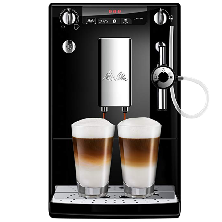 Кафеавтомат Melitta® SOLO & Perfect Milk , 15 bar, Система за разпенване на мляко, 1,2 л, Черен