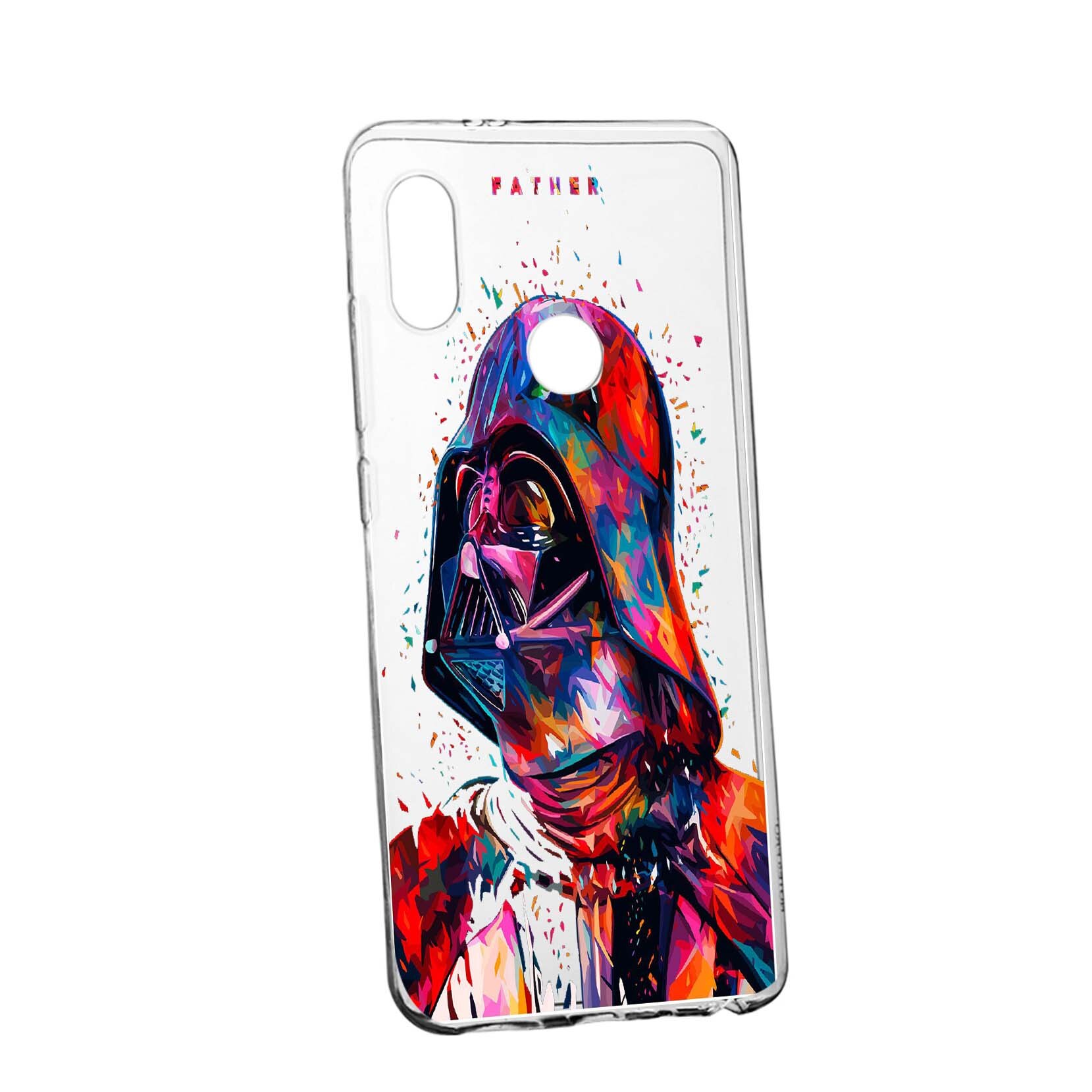 Husa de protectie Star Wars - Darth Vader, Movie pentru Xiaomi Redmi 7, rezistenta la uzura, anti-alunecare, din silicon Premium, 408
