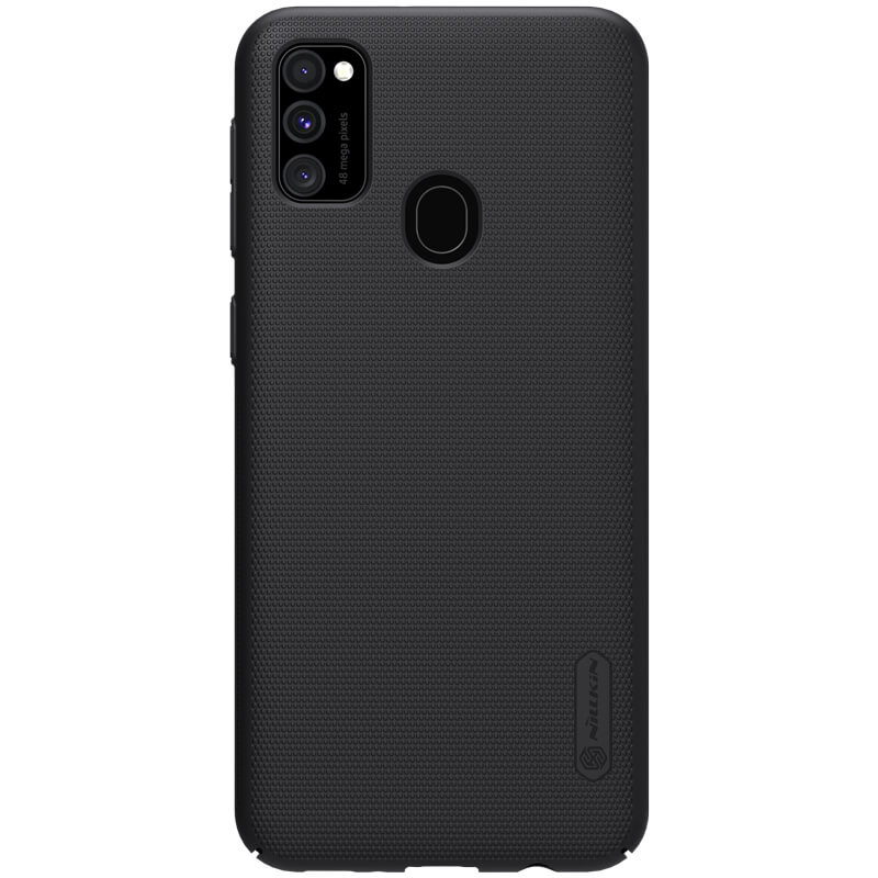 Husa protectie spate din plastic texturat negru, pentru Samsung Galaxy M30s- Nillkin Frosted Shield