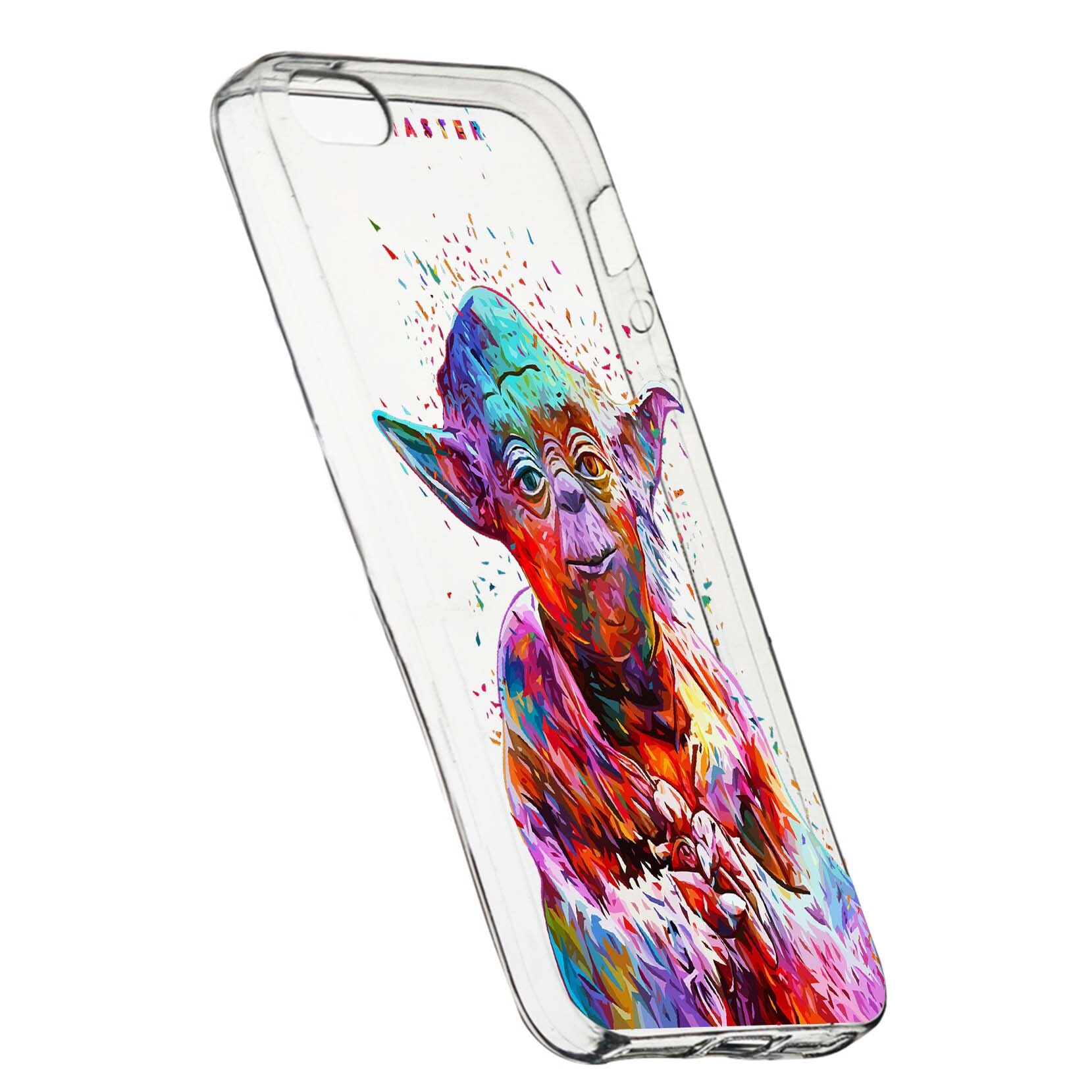 Husa de protectie Star Wars - Yoda, Movie pentru Apple iPhone 5 / 5S / SE, rezistenta la uzura, anti-alunecare, din silicon Premium, 409