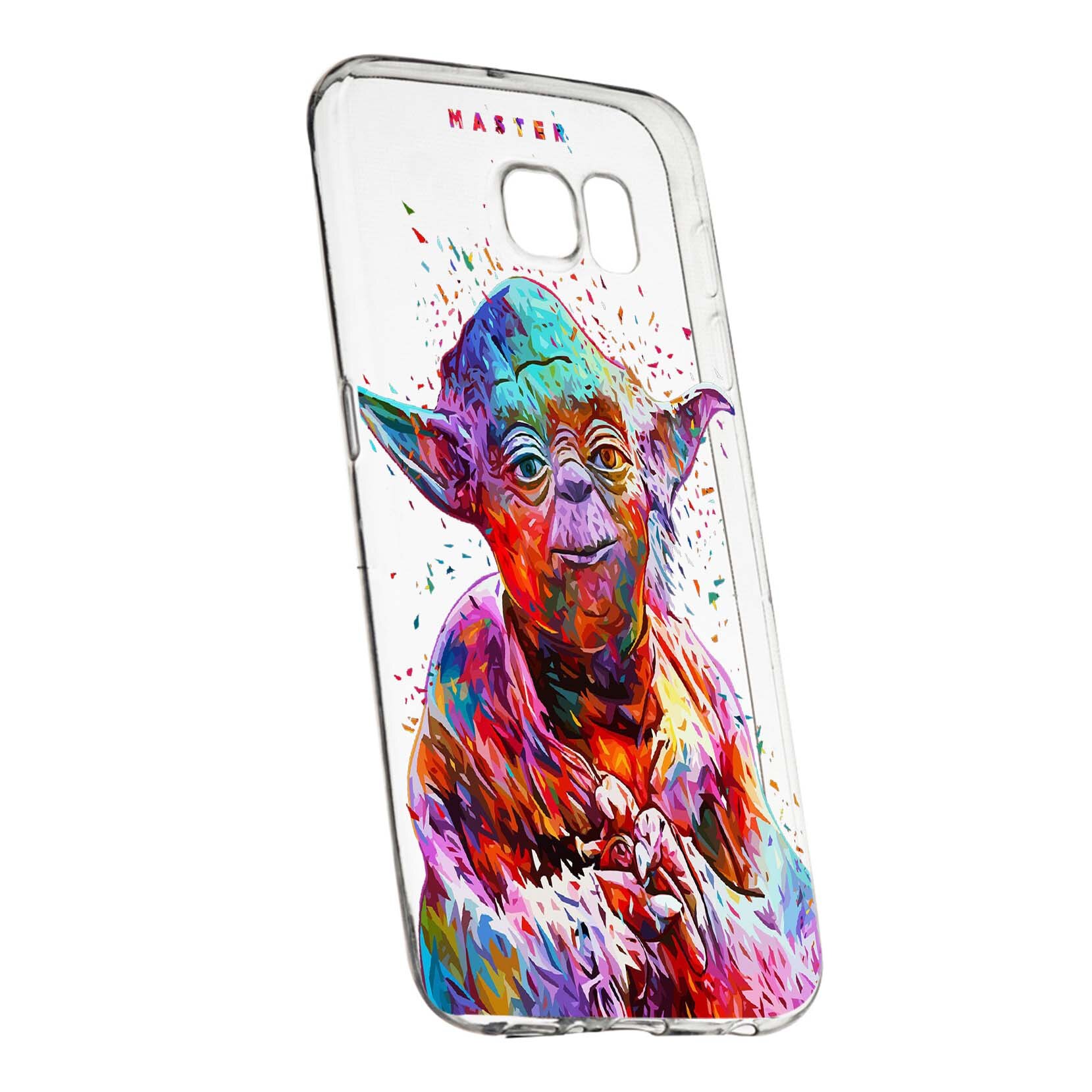 Husa de protectie Star Wars - Yoda, Movie pentru Samsung Galaxy S7 Edge, rezistenta la uzura, anti-alunecare, din silicon Premium, 409