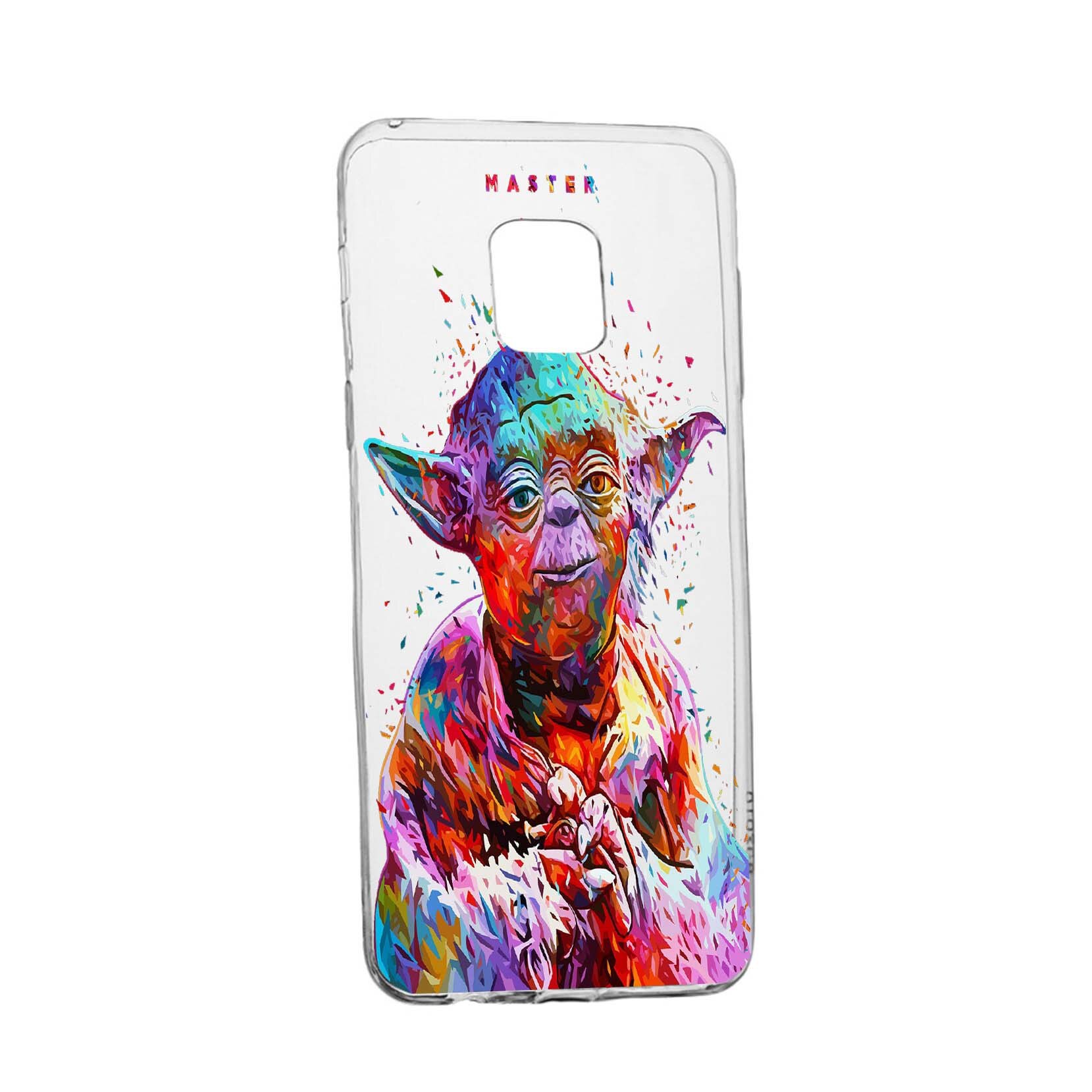Husa de protectie Star Wars - Yoda, Movie pentru Huawei Mate 20 Pro, rezistenta la uzura, anti-alunecare, din silicon Premium, 409