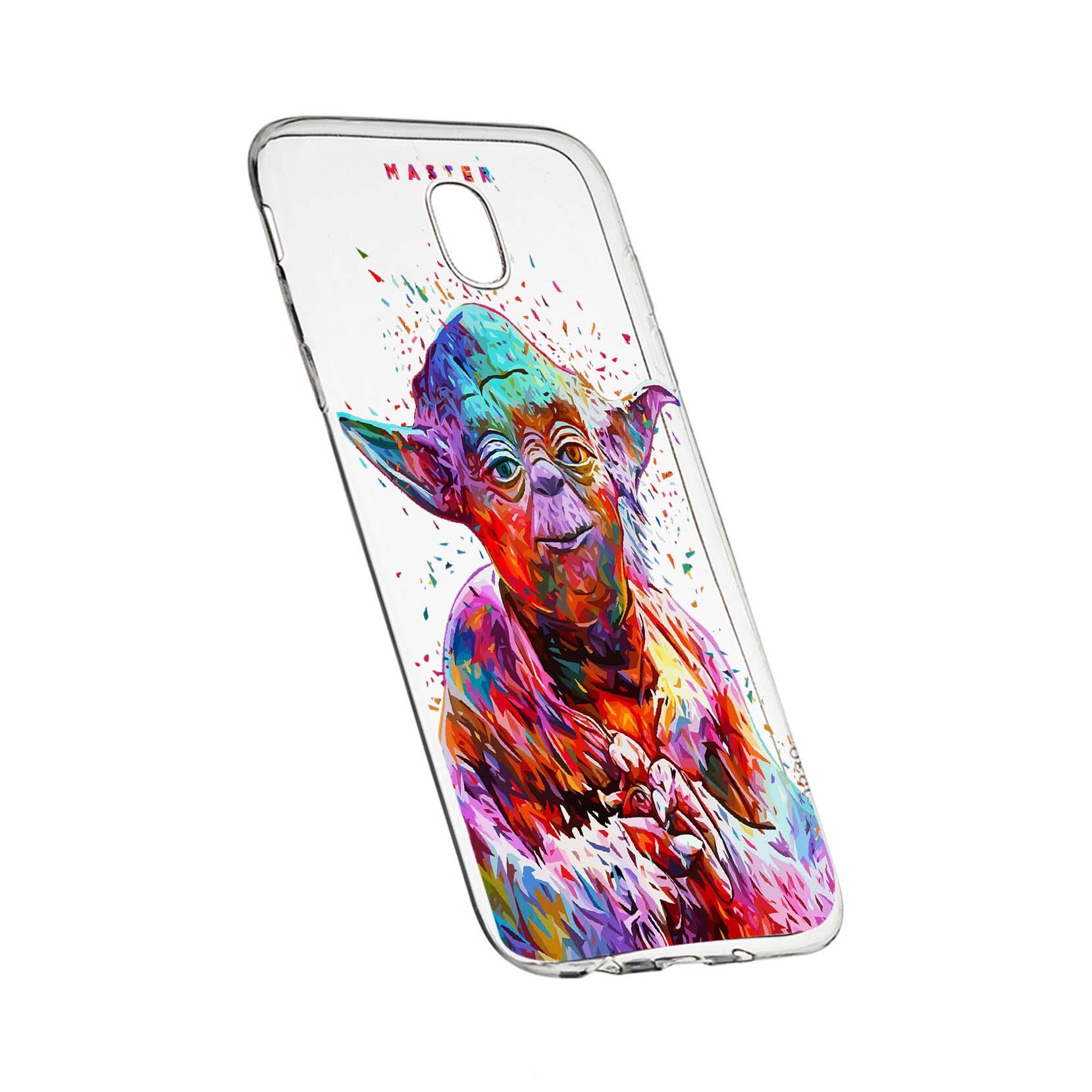 Husa de protectie Star Wars - Yoda, Movie pentru Samsung Galaxy J7 2017, rezistenta la uzura, anti-alunecare, din silicon Premium, 409