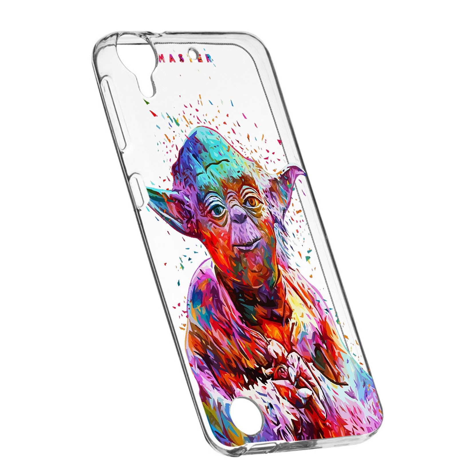 Husa de protectie Star Wars - Yoda, Movie pentru HTC Desire 825/10 Lifestyle, rezistenta la uzura, anti-alunecare, din silicon Premium, 409