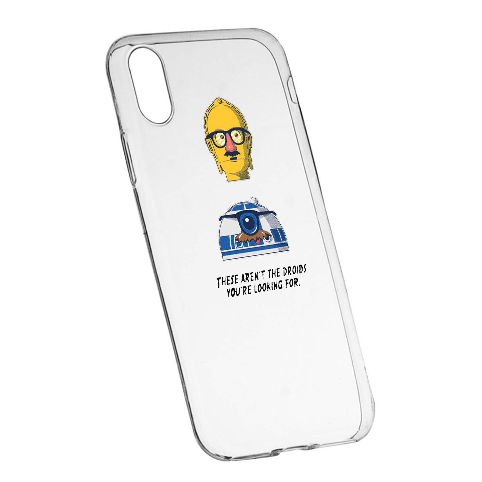 Husa de protectie Star Wars - Droids, Movie pentru Sony XA1 Plus, rezistenta la uzura, anti-alunecare, din silicon Premium, 410