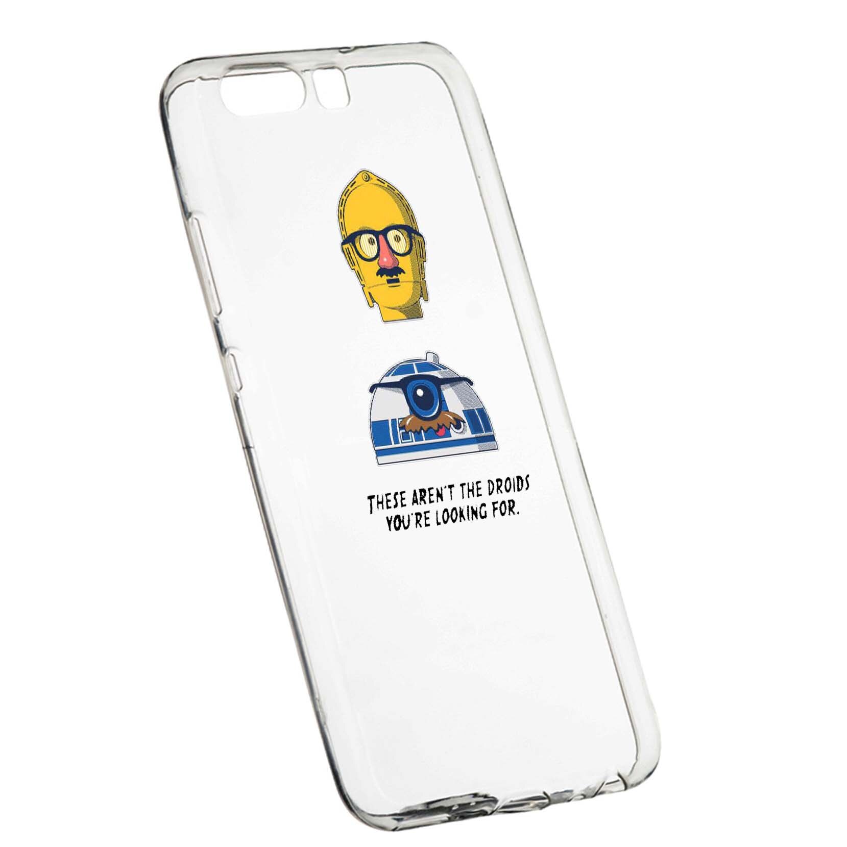 Husa de protectie Star Wars - Droids, Movie pentru Sony XZ Premium, rezistenta la uzura, anti-alunecare, din silicon Premium, 410