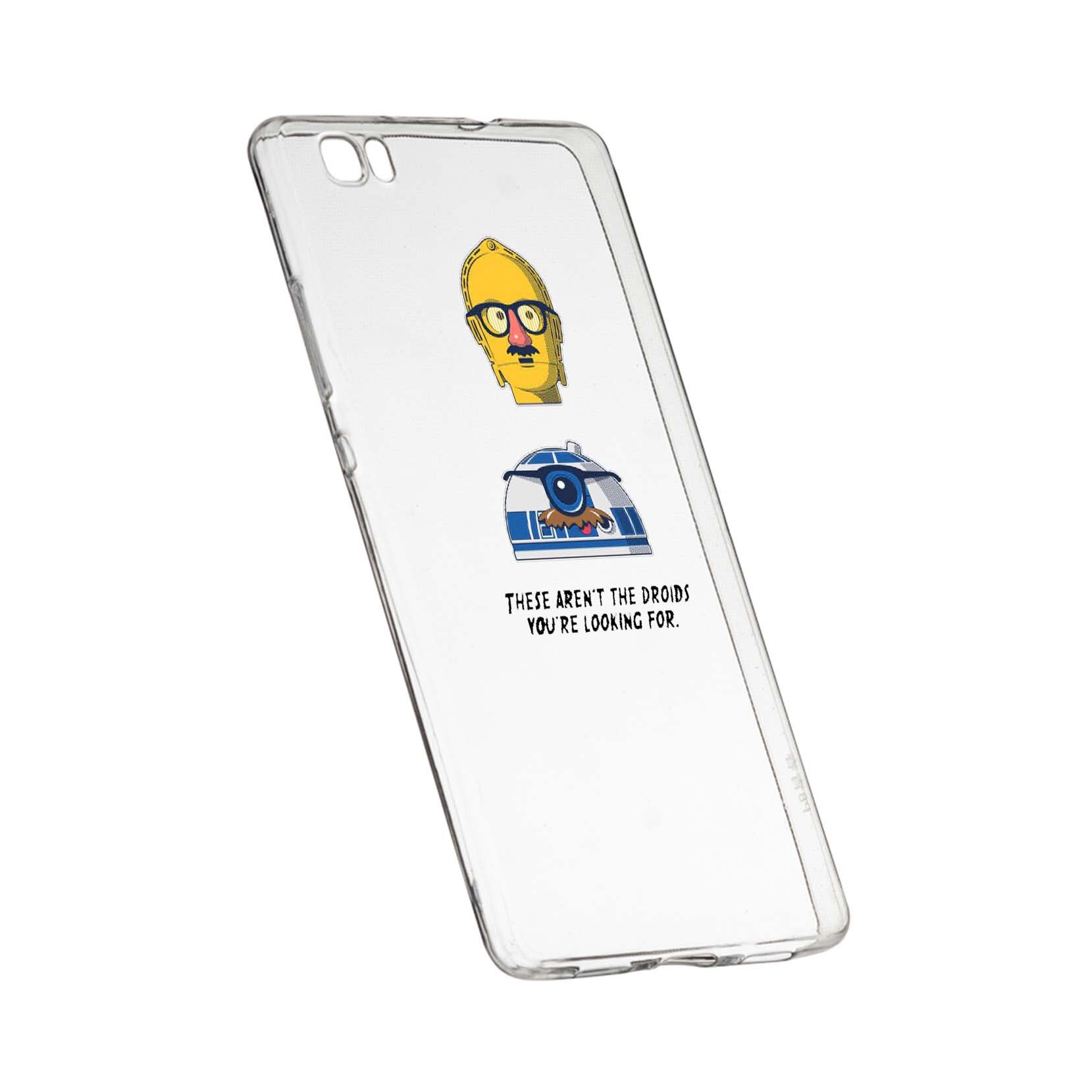 Husa de protectie Star Wars - Droids, Movie pentru Huawei P8 Lite, rezistenta la uzura, anti-alunecare, din silicon Premium, 410