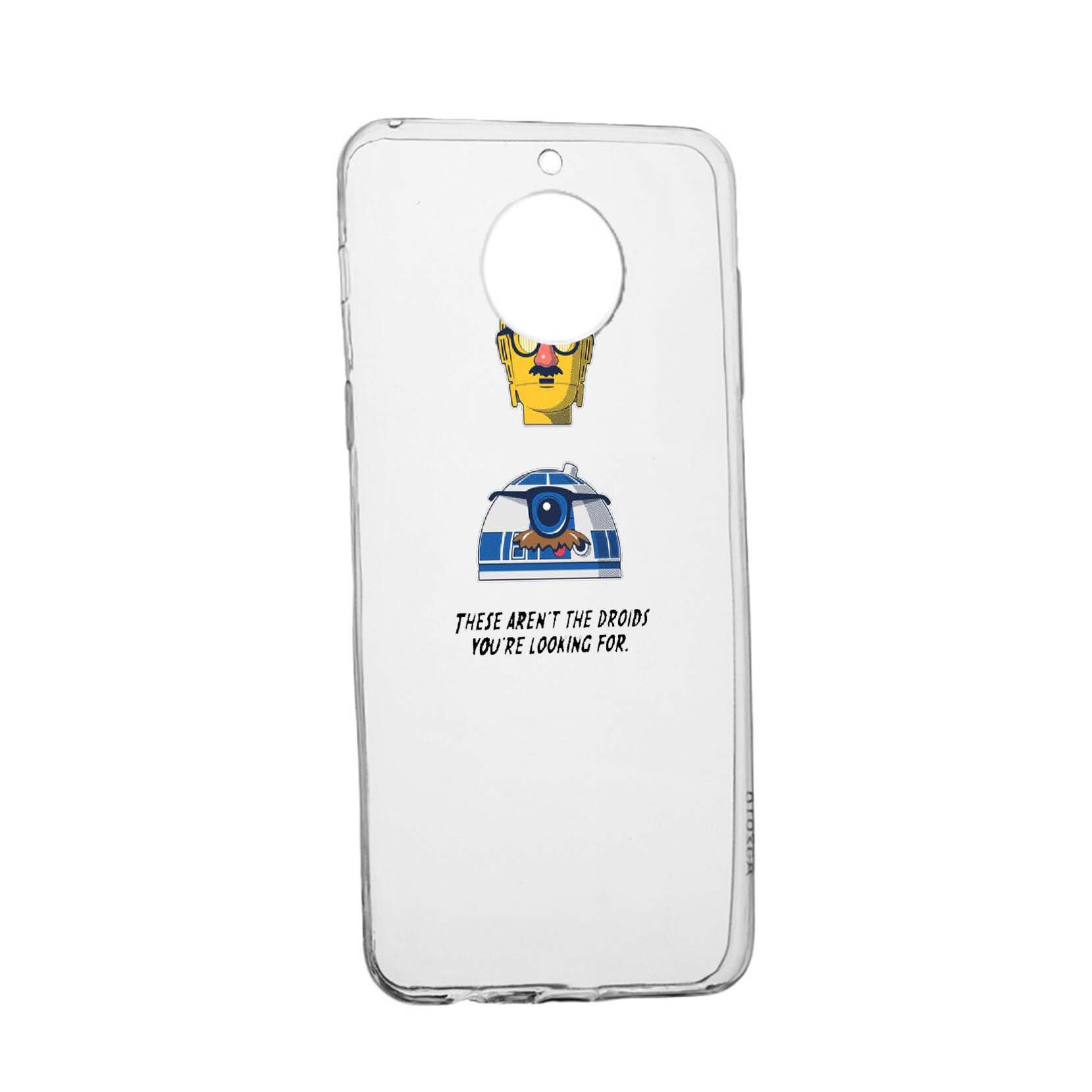 Husa de protectie Star Wars - Droids, Movie pentru Motorola Moto E5 Plus, rezistenta la uzura, anti-alunecare, din silicon Premium, 410