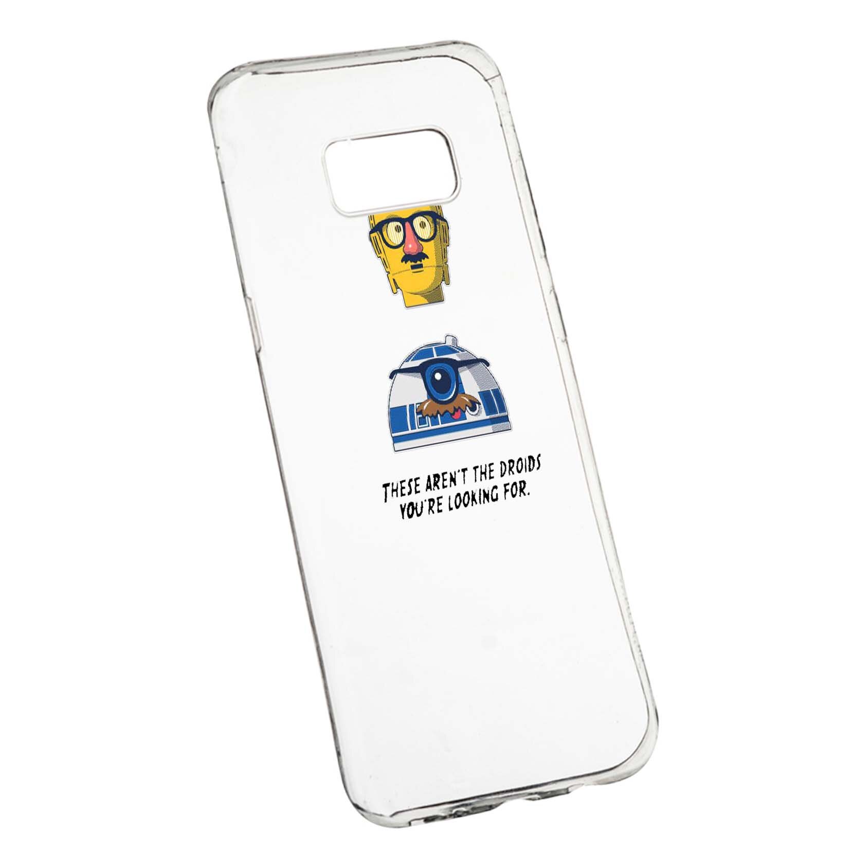 Husa de protectie Star Wars - Droids, Movie pentru Samsung Galaxy S8 Plus, rezistenta la uzura, anti-alunecare, din silicon Premium, 410