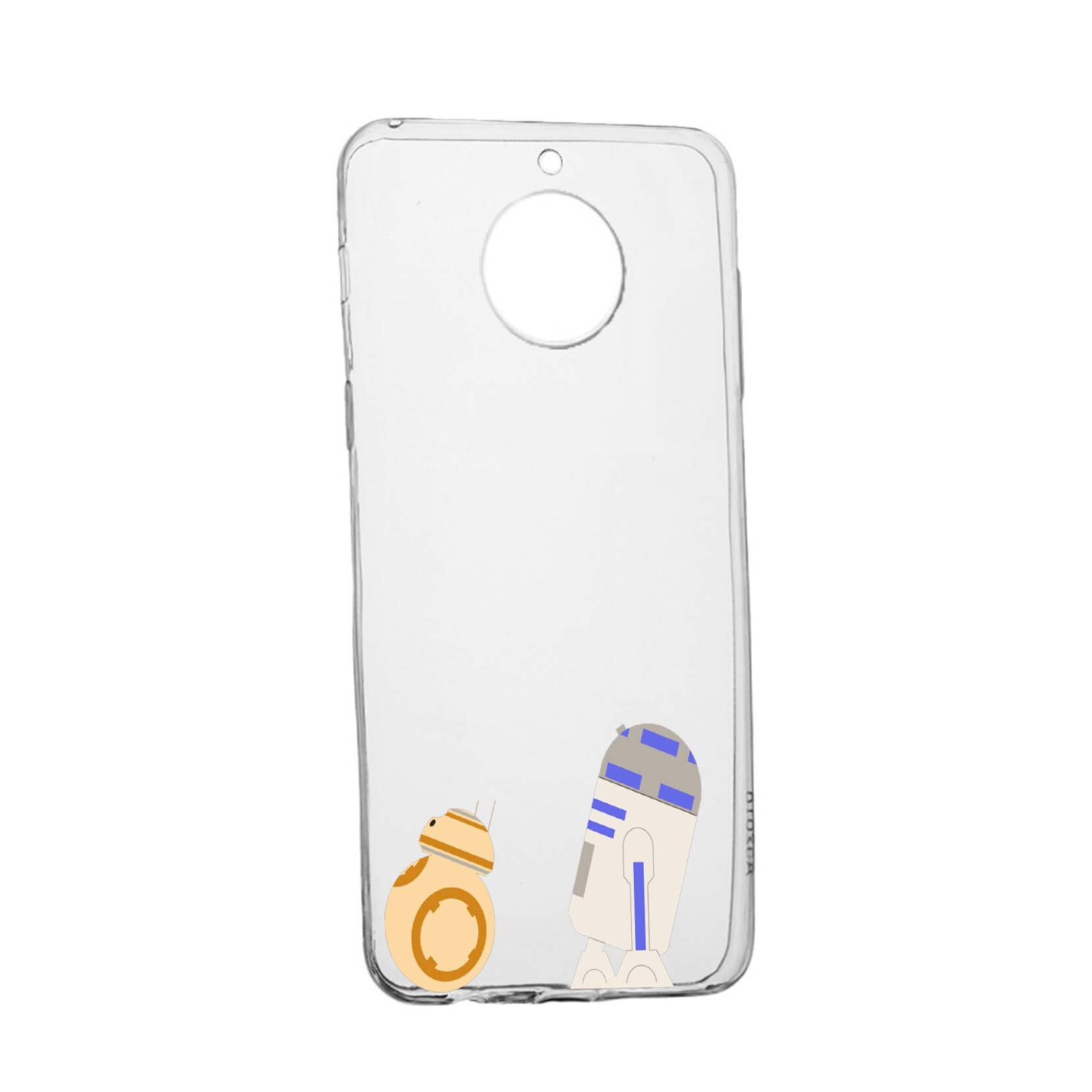 Husa de protectie Star Wars - Droids, Movie pentru Motorola MOTO G5, rezistenta la uzura, anti-alunecare, din silicon Premium, 411