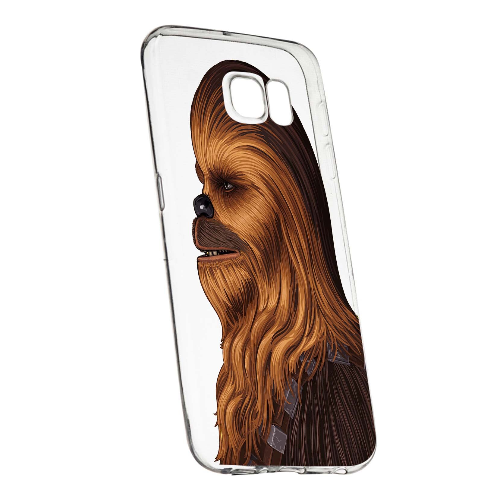 Husa de protectie Star Wars - Chewbacca, Movie pentru Samsung Galaxy S7, rezistenta la uzura, anti-alunecare, din silicon Premium, 412