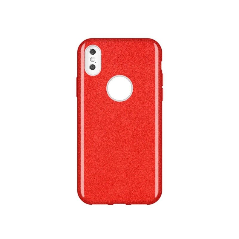 Husa Spate Wozinsky Glitter Compatibila Cu Huawei P30 Lite, Rosu