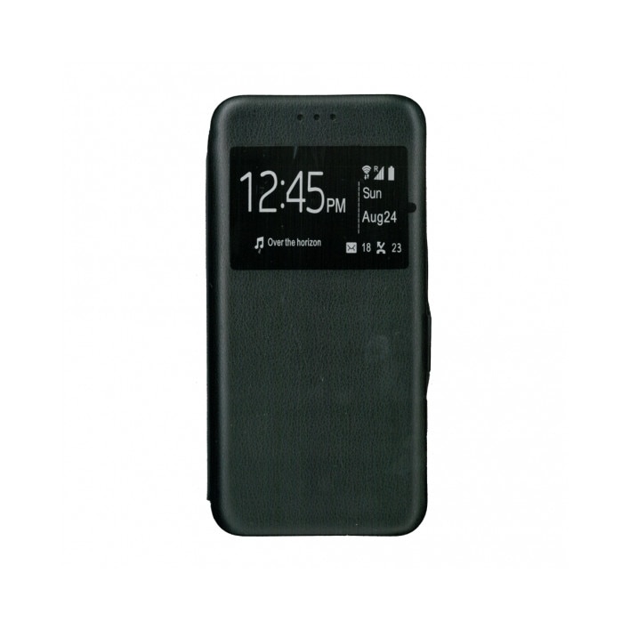 Husa Huawei Nova 5T / Honor 20 Flip Case Window Black