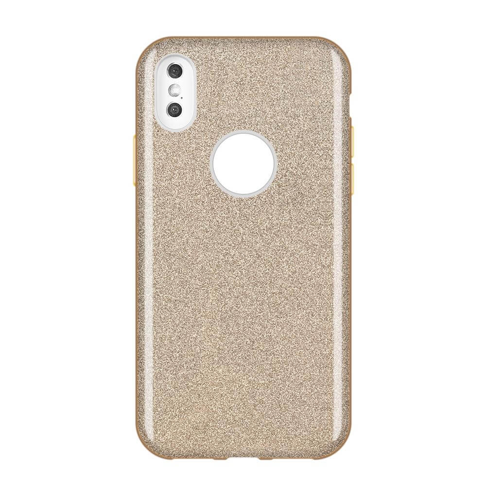 Husa Huawei Y7 2019, Huawei Y7 Prime 2019, Glitter / Sclipici, Gold