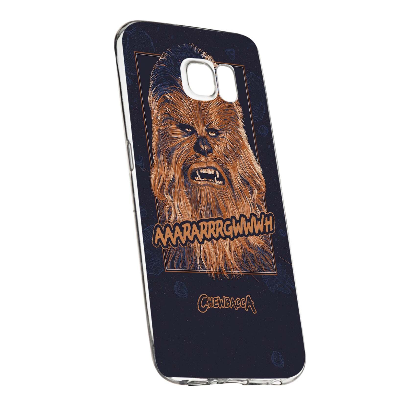 Husa de protectie Star Wars - Chewbacca, Movie pentru Samsung Galaxy S7 Edge, rezistenta la uzura, anti-alunecare, din silicon Premium, 413