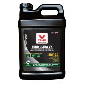 Ulei Motor Full Sintetic Made in USA TRIAX Euro Ultra VX 5W-30 - VW 507.00, 504.00, BMW LL-04, MB 229.51, 9.46 l Ulei Motor Full Sintetic Made in USA TRIAX Euro Ultra VX 5W-30 - VW 507.00, 504.00, BMW LL-04, MB 229.51, 9.46 l