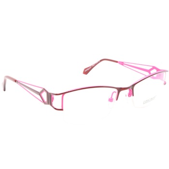 Rame ochelari de vedere, Cascada, Dama, 135 278, 51mm, Roz/Rosu Rame ochelari de vedere, Cascada, Dama, 135 278, 51mm, Roz/Rosu