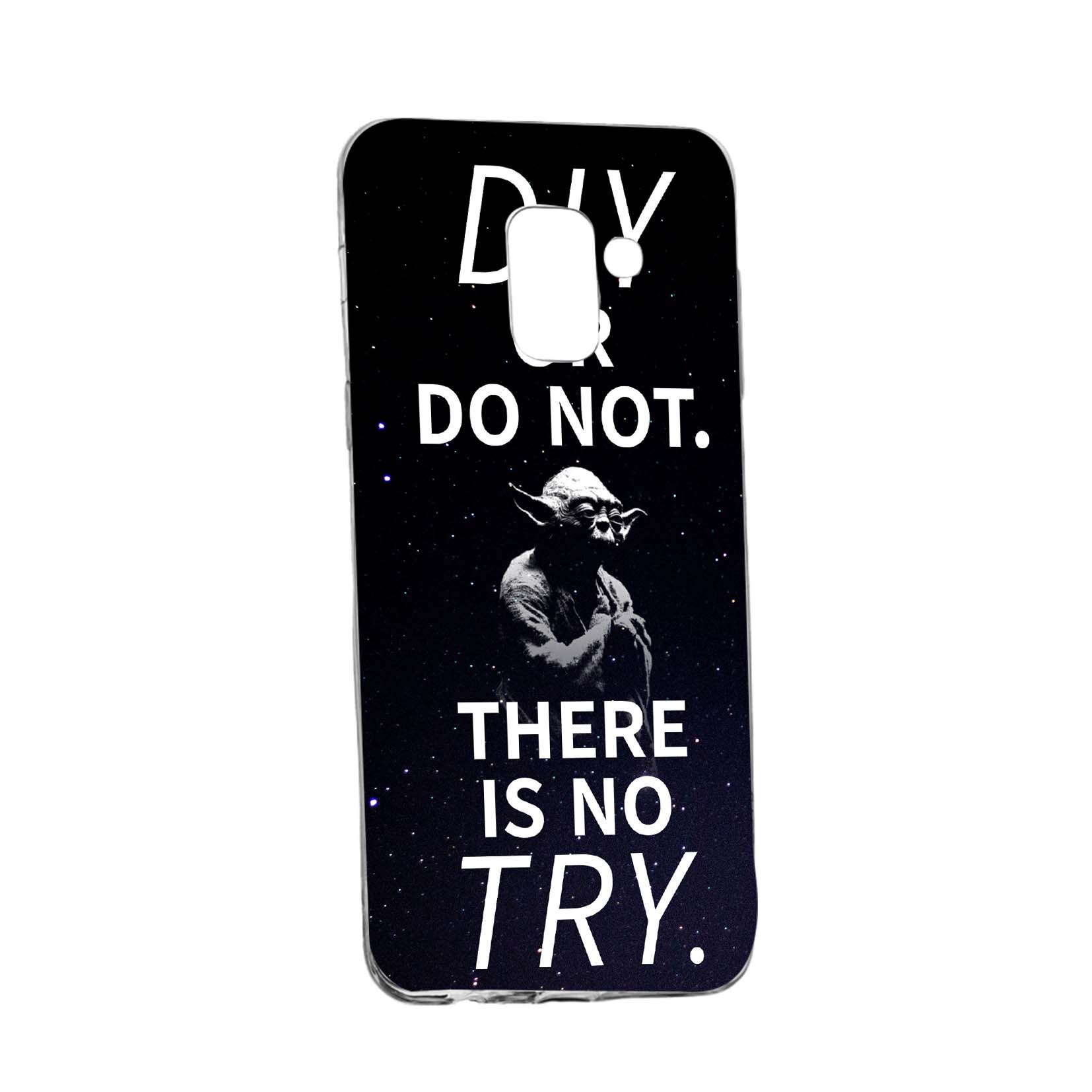Husa de protectie Star Wars - yoda, Movie pentru Samsung Galaxy A8 2018 Plus, rezistenta la uzura, anti-alunecare, din silicon Premium, 417